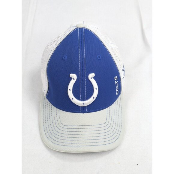 Indianapolis‎ Colts Hat Reebok One Size Fits All Mesh Back Trucker Style - Picture 1 of 12